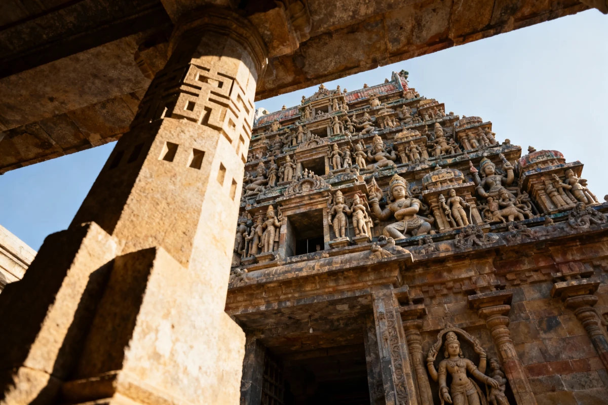 Dravidian Temple Architecture with Gopuram