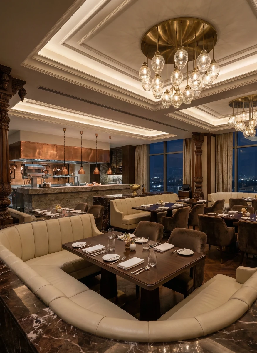Premium Restaurant Interior Design Madurai